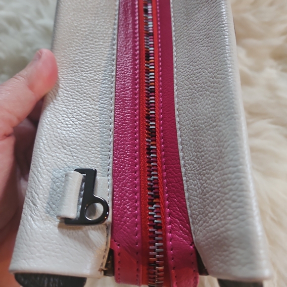 Min & Mon Pink and Black Crossbody Bag - Picture 10 of 11